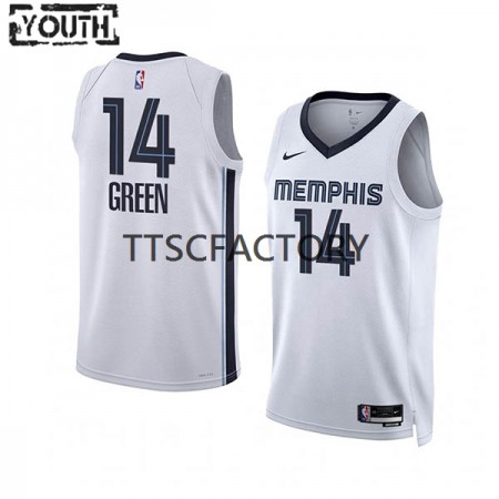 Maillot Basket Memphis Grizzlies Danny Green 14 Nike 2022-23 Association Edition Blanc Swingman - Enfant